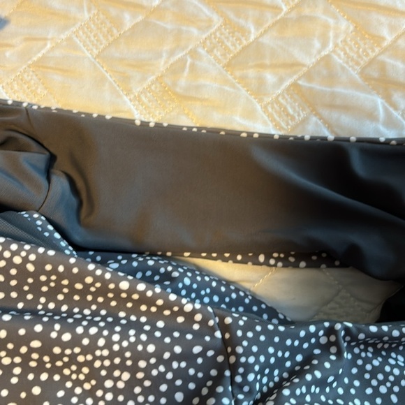 Senita Athletics Gray Dotted One Piece Swimsuit - Picture 5 of 5